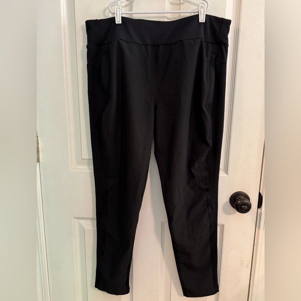 Mondetta Black Leggings Sleek Elastic Waist